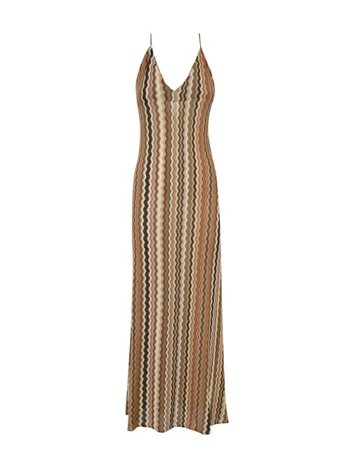 Abito sottoveste Eydis in maglia raschel Mc2 Saint Barth | EYDIS01060H RACHEL CHEVRON 18